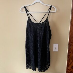 Morgan Taylor Black Floral Camisole